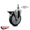 Service Caster 5 Inch Thermoplastic Rubber 10 MM Threaded Stem Caster with Brake SCC-TS20S514-TPRB-PLB-M1015 - alternate 3